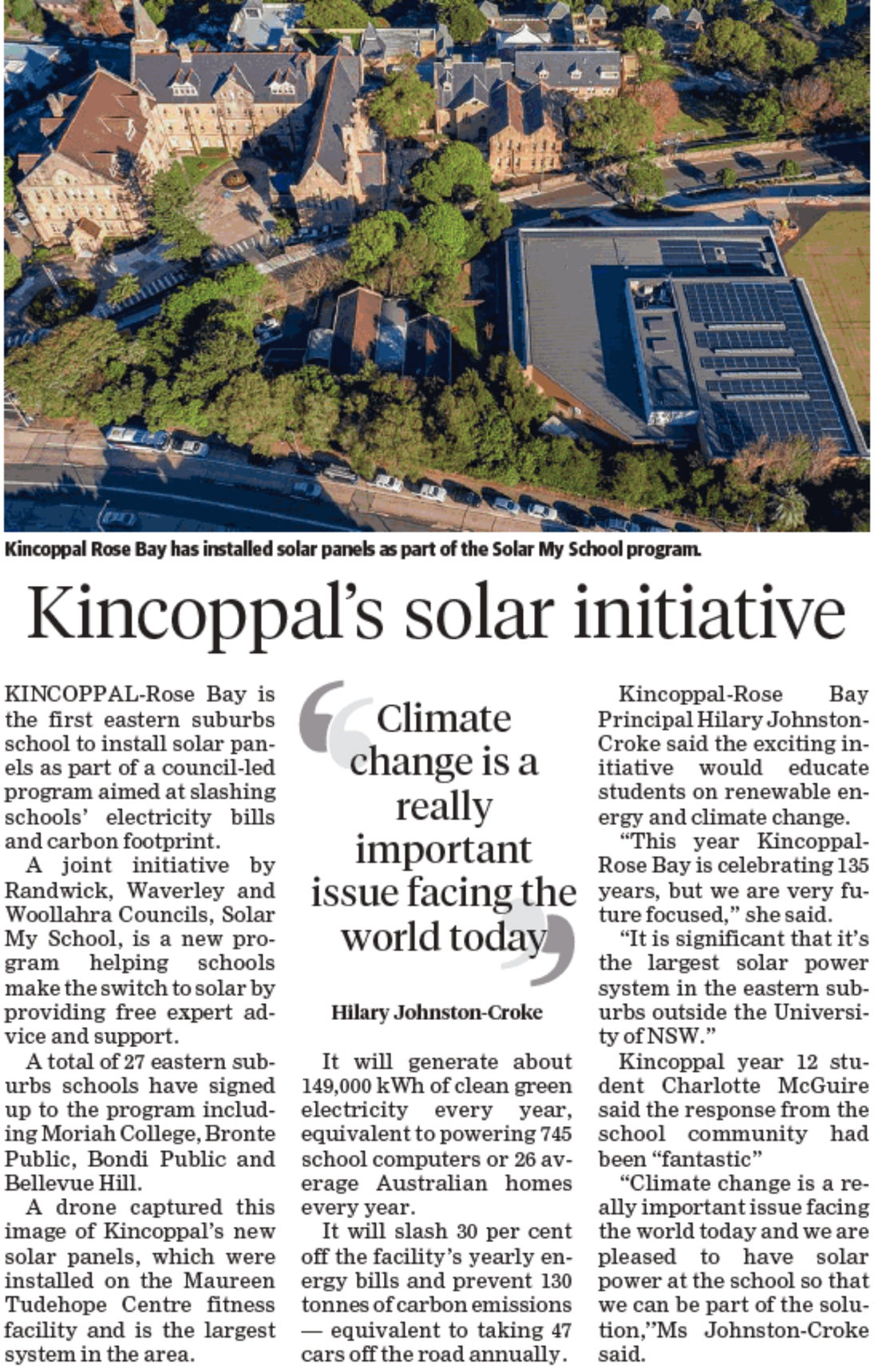 Kincoppal solar